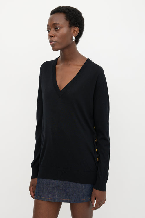 Givenchy Wool & Silk Knit Top
