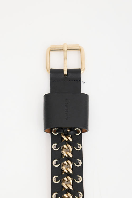 Givenchy Braided Chain Link Belt