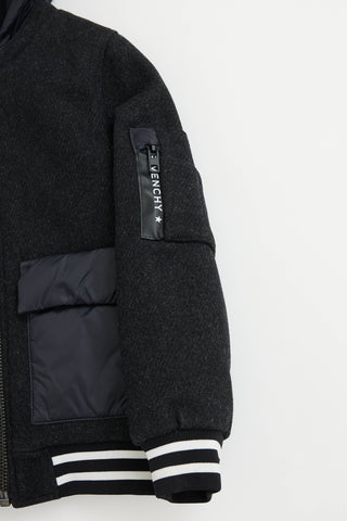 Givenchy Kids Hooded Bomber Jacket