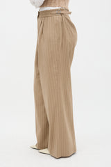 Godwin Charli Wool Pinstripe Florence Trouser