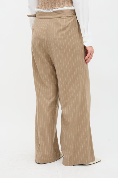 Godwin Charli Wool Pinstripe Florence Trouser