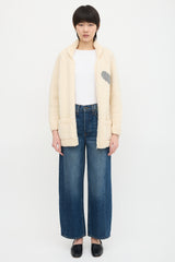 Gogo Wool Intarsia Cardigan