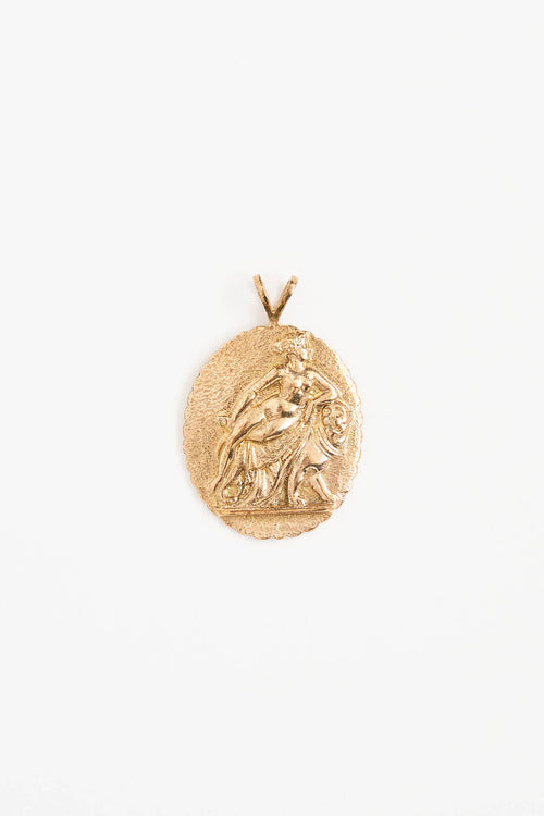 9K Yellow Gold Pendant