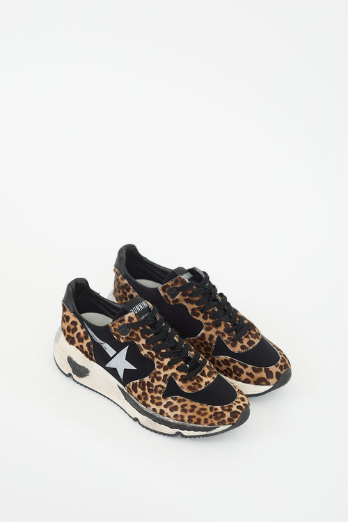 Golden Goose Black & Brown Running Sole Sneaker