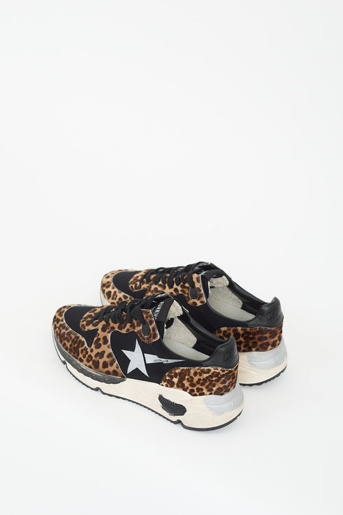 Golden Goose Black & Brown Running Sole Sneaker