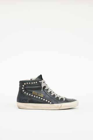 Golden Goose Leather Slide Sneaker