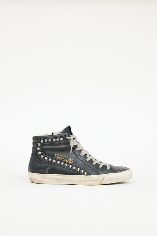 Golden Goose Leather Slide Sneaker