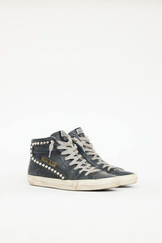 Golden Goose Leather Slide Sneaker