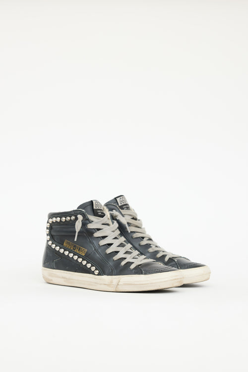Golden Goose Leather Slide Sneaker