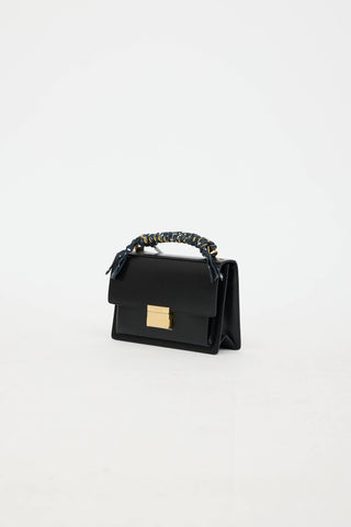 Leather Venezia Braided Shoulder Bag