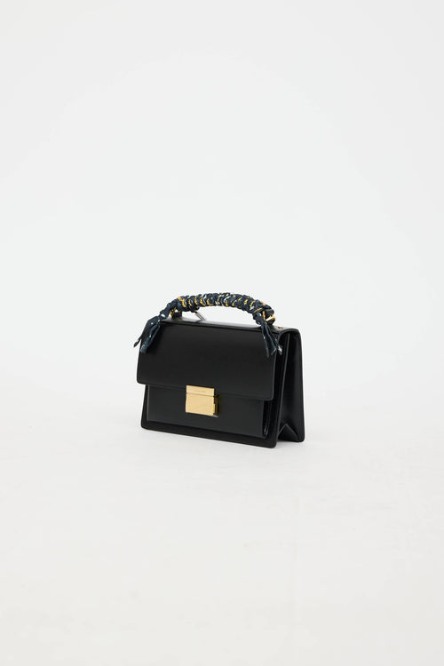 Leather Venezia Braided Shoulder Bag