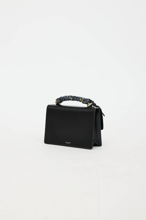 Leather Venezia Braided Shoulder Bag