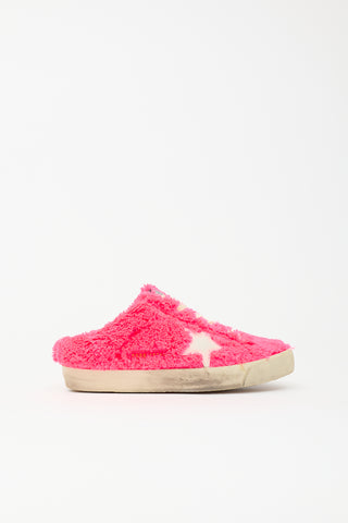 Golden Goose Fuzzy Superstar Sneaker Mule