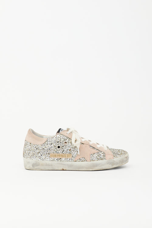 Golden Goose Glitter Super Star Sneaker