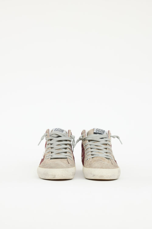 Golden Goose Glitter Mid Star Sneaker