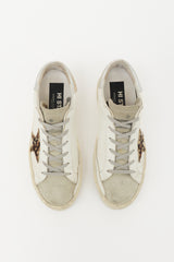 Golden Goose Leather Hi Star Sneaker