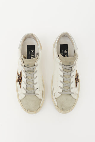 Golden Goose Leather Hi Star Sneaker