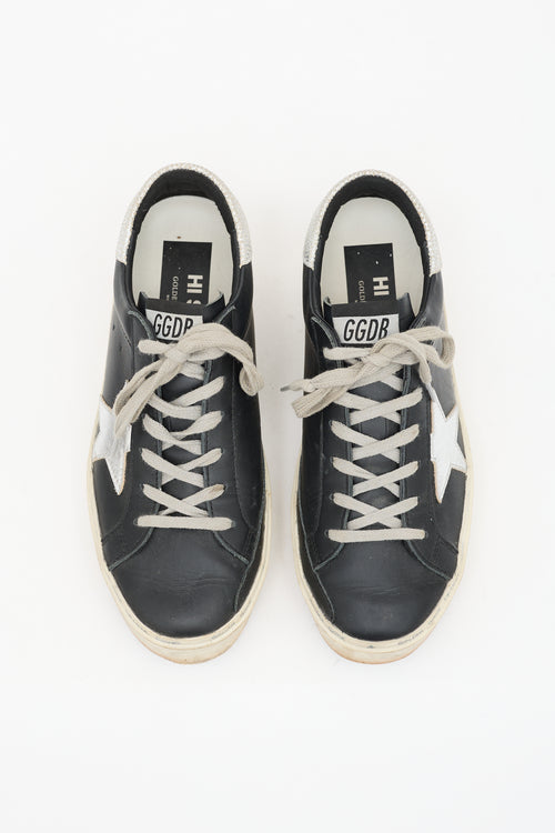 Golden Goose Leather Hi Stay Sneaker