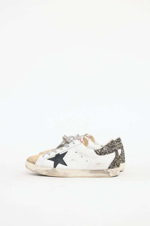 Golden Goose Leather Panelled Superstar Sneaker