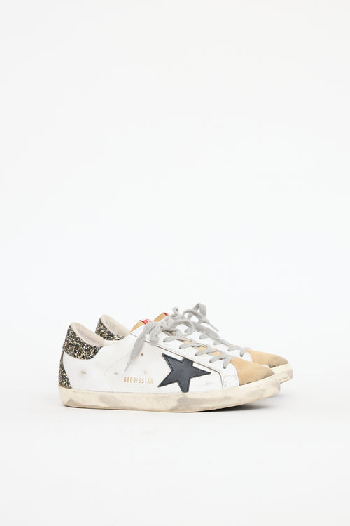 Golden Goose Leather Panelled Superstar Sneaker