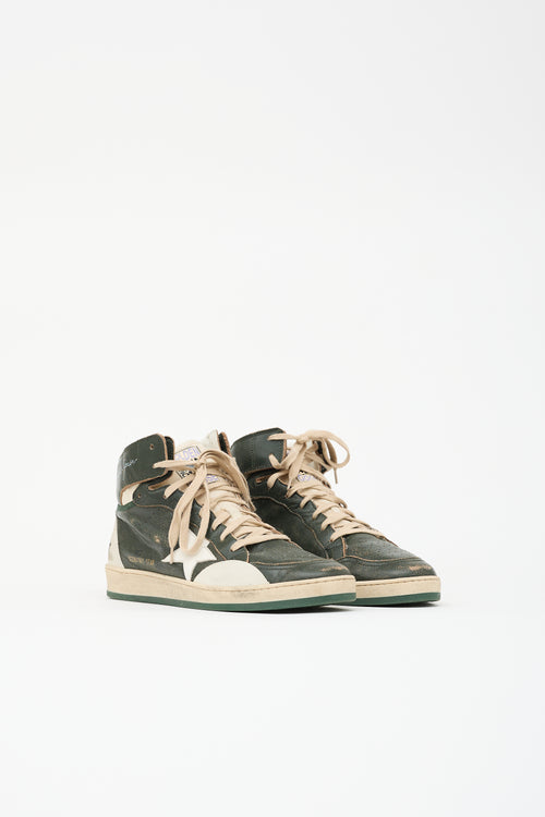 Golden Goose Leather Sky-Star Sneaker