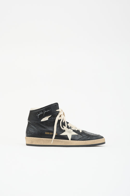 Golden Goose Leather Sky-Star Sneaker