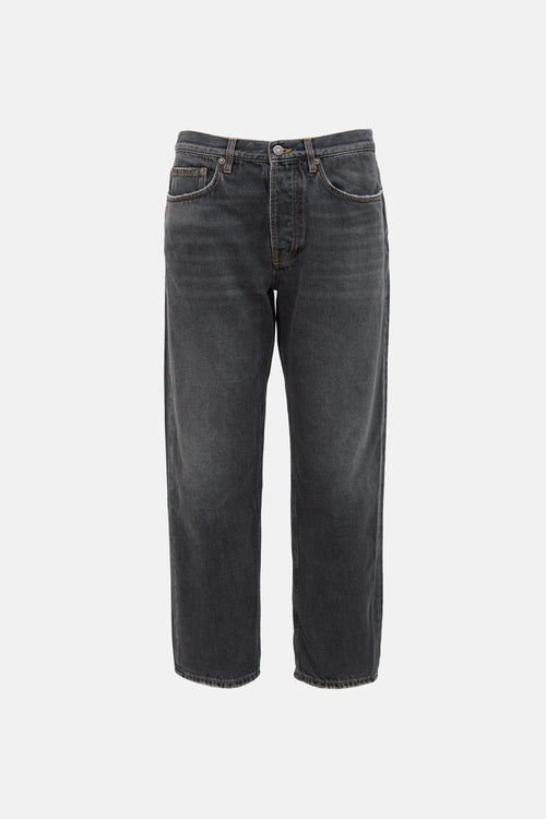 Golden Goose Logo Patch Distressed Jeans