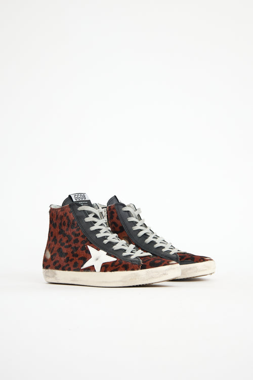 Golden Goose Printed Hair Francy Sneaker