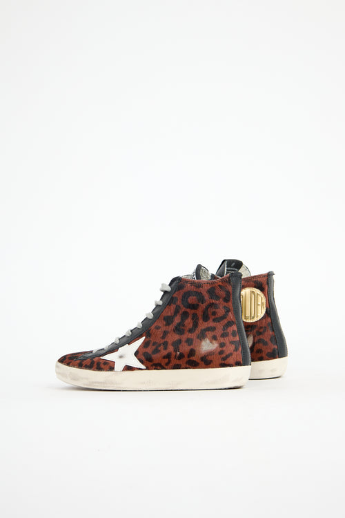Golden Goose Printed Hair Francy Sneaker