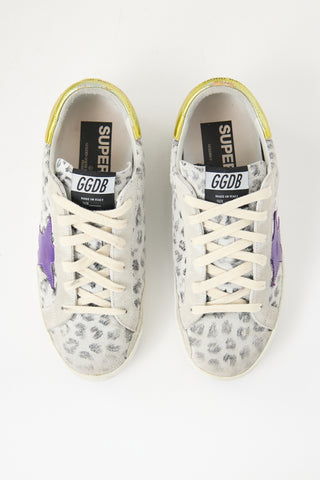 Golden Goose Printed Suede Superstar Sneaker