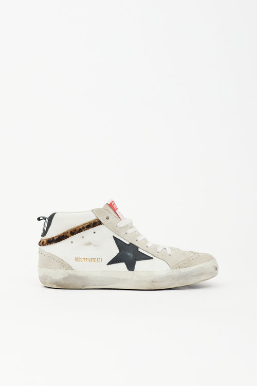 Golden Goose Trimmed Mid Star Sneaker
