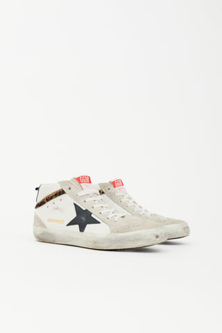 Golden Goose Trimmed Mid Star Sneaker