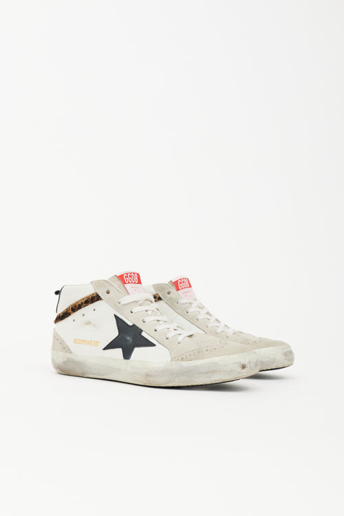 Golden Goose Trimmed Mid Star Sneaker
