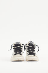 Golden Goose White & Multicolour Glitter Slide Sneaker