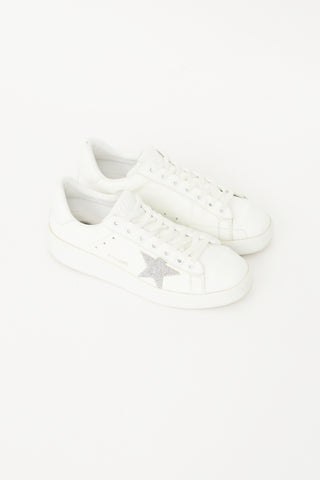White Leather Pure Star Sneaker