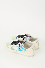 Golden Goose White & Multicolour May Mirror Sneaker