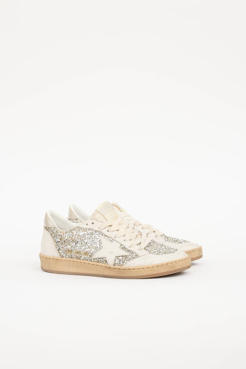 Golden Goose Glitter Ballstar Sneaker