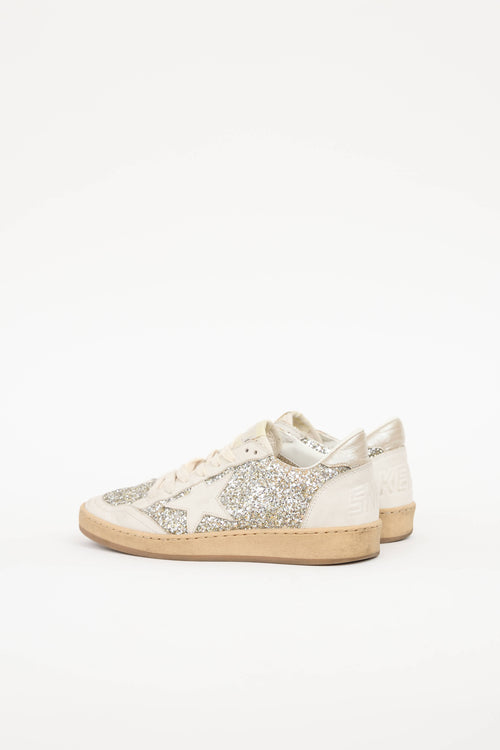 Golden Goose Glitter Ballstar Sneaker