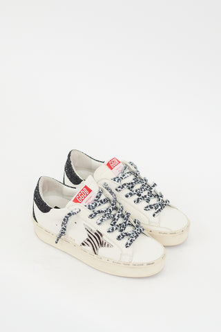 Golden Goose White & Multicolour Leather Hi Star Platform Sneaker