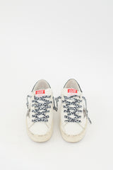 Golden Goose White & Multicolour Leather Hi Star Platform Sneaker