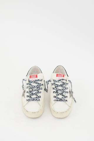 Golden Goose White & Multicolour Leather Hi Star Platform Sneaker