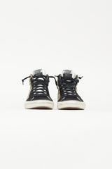 Golden Goose Black & Green Camo Slide Sneaker