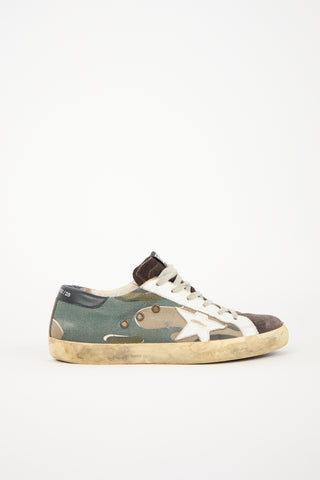Golden Goose Camouflage Superstar Sneaker