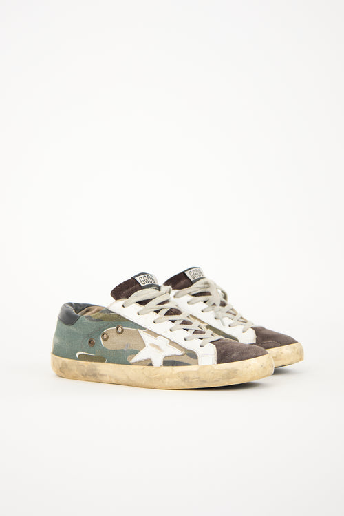 Golden Goose Camouflage Superstar Sneaker