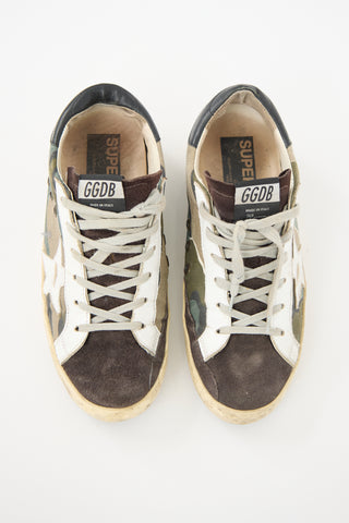 Golden Goose Camouflage Superstar Sneaker