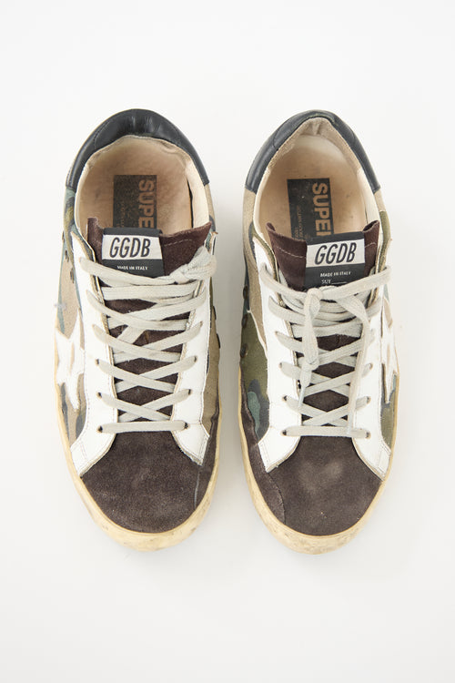 Golden Goose Camouflage Superstar Sneaker