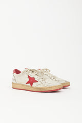 Golden Goose Distressed Leather Ball Star Sneaker