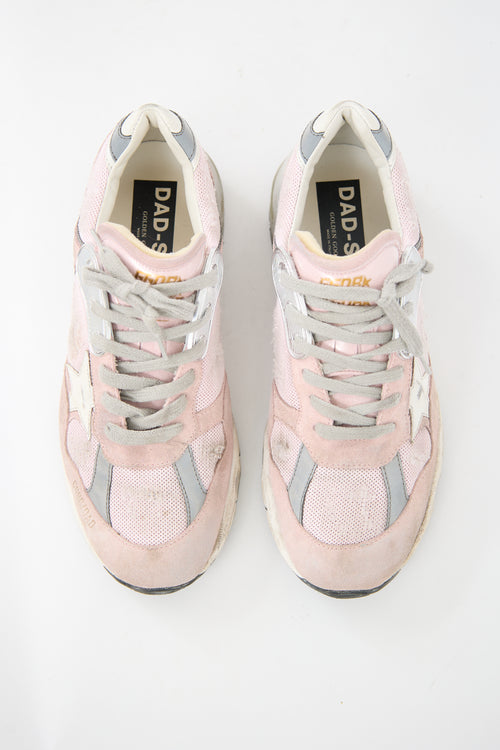 Golden Goose Distressed Suede Dad Star Sneaker