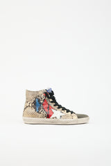 Golden Goose Embossed Leather Francy Sneaker