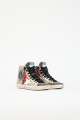 Golden Goose Embossed Leather Francy Sneaker